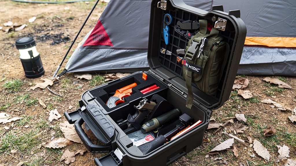 The Vaultek LifePod XT protects valuables in the field from any weather conditions. 