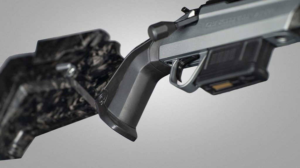 Christensen Arms MHR включает в себя несколько усовершенствований приклада и рукоятки.