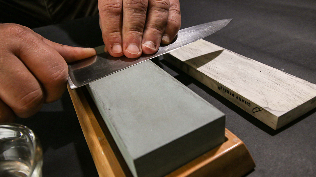 How to get a sharp edge on a knife.