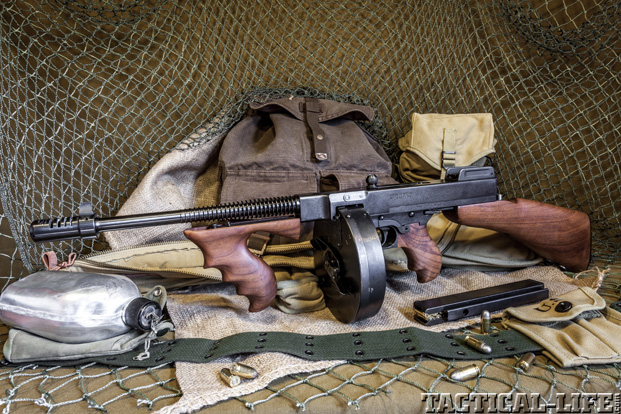Thompson SMG Submachine Gun Left