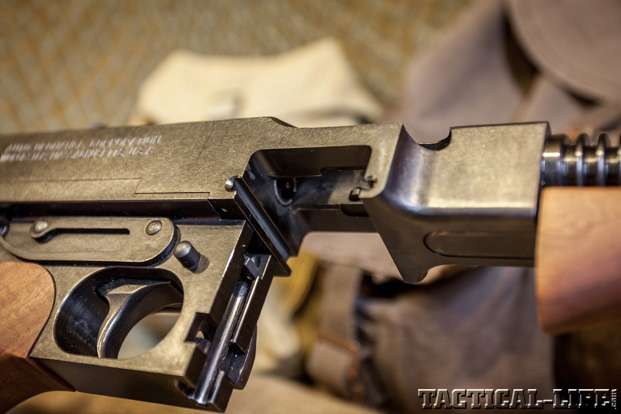 Thompson SMG Submachine Gun Milling Cuts