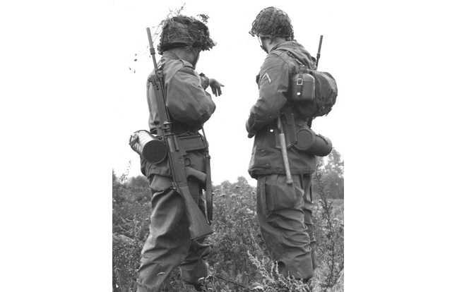West German troops patrol the Iron Curtain with the FN FAL.