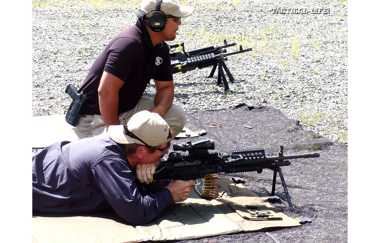 Tactical-Life Visits FNH USA - We also shot the famous M240 that is the standard GPMG for the US Army.