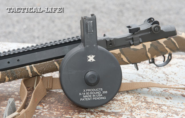 The X-14 is specifically designed for use in 7.62mm M14-platform rifles, including the Springfield M1A Scout.