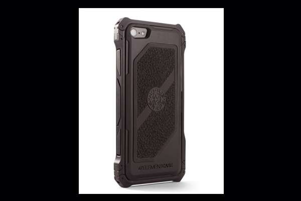 HEC iPhone 5 Sector 5 | Black-Ops Black-Aluminum-Frame with Black Cobblestone Rubber
