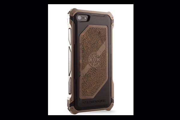 HEC iPhone 5 Sector 5 | Black-Ops Dark Earth-Aluminum-Frame with Ghillie Tan Cobblestone Rubber