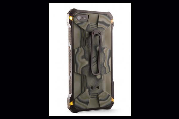HEC iPhone 5 Sector 5 | Black-Ops Elite Black-Aluminum-Frame with G10 G-Mascus Green Camo