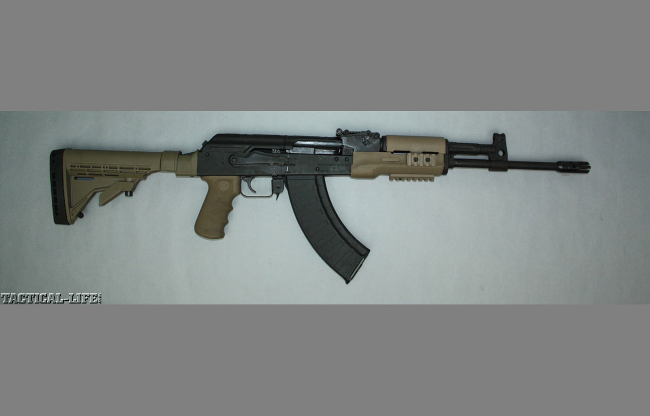 8 New AK Rifles For 2014 | M+M M10-762 with modified stock, grip and forend
