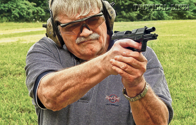 At the range, the author found the 9mm Walter P99 AS fast, accurate and soft-shooting, even while shooting on the move or engaging multiple targets.