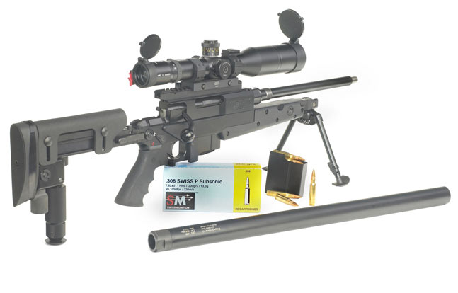 A fine example of Swiss gun-maker B&T's attention to detail, the APR precision rifle is designed for suppressor use and available in .308 Winchester and .338 Lapua Magnum.