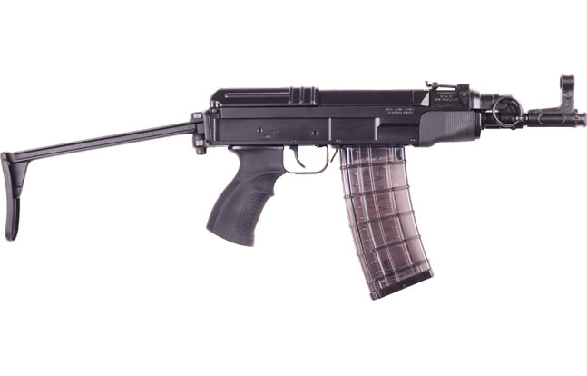 Czech Small Arms showcased several Sa vz. 58 rifles at the IWA show including its 5.56mm PDW version. Sa vz. 58 versions were in abundance at the IWA show, second only to AR-platform rifles