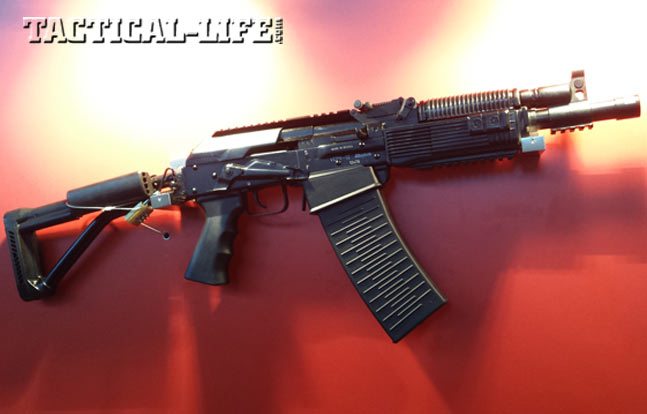 The Izhmash VEPR 12 short-barreled-shotgun features a detachable magazine for quick tactical reloads