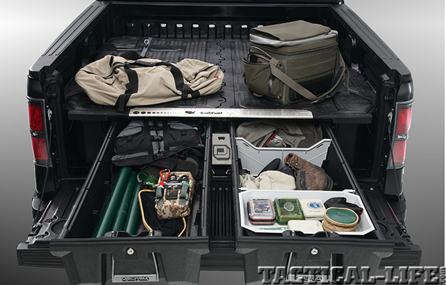 DECKED Truck Bed Storage System fishing