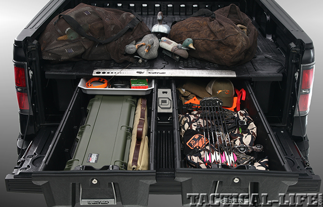 DECKED Truck Bed Storage System hunting