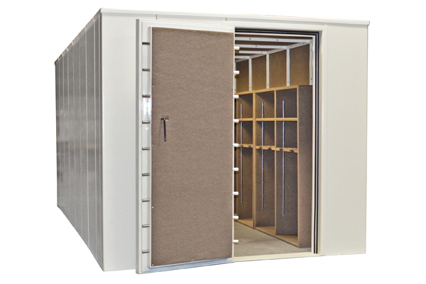 VaultPro USA offers modular safe rooms to fit the space you have available in your home. The standard models are resistant to tornadoes and firearms, and can be customized to protect against nuclear, biological, and chemical threats.
