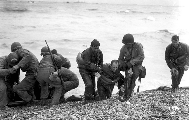 D-Day American landing party