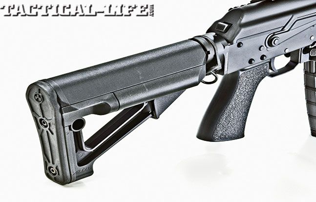 The Magpul collapsible polymer stock