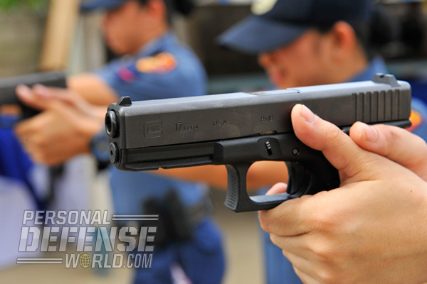 Made up of only 34 parts, the simply designed and easy-handling GLOCK autopistol allows the shooters to concentrate on what’s happening before their front sight, not on what’s in their hands.
