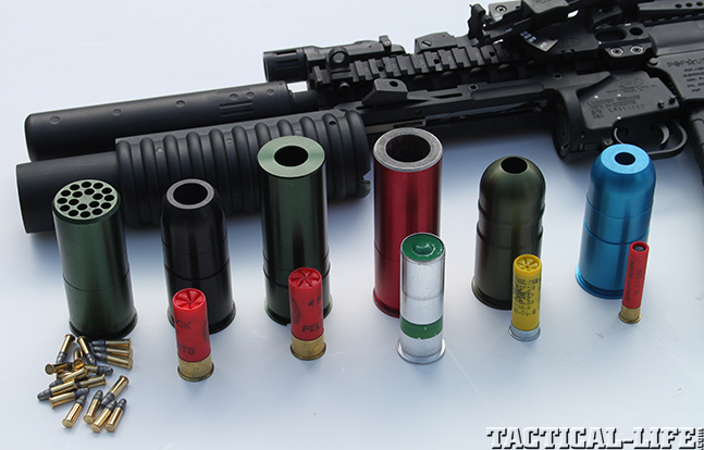 LMT M203 2003 Grenade Launcher ammo display