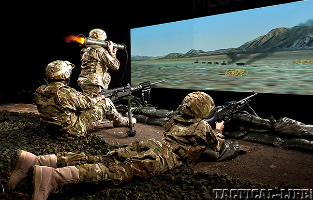 Meggitt Training Systems 3-screen mixed weapons