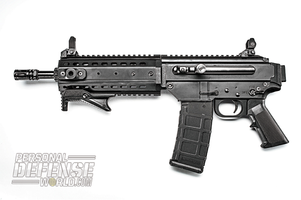 The MPAR556-P packs 30+1 rounds of accurate 5.56mm firepower.