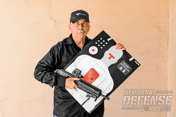 The MPAR556-P proved highly accurate at 25 yards, producing a best group of 0.64 inches with Hornady V-Max ammo.