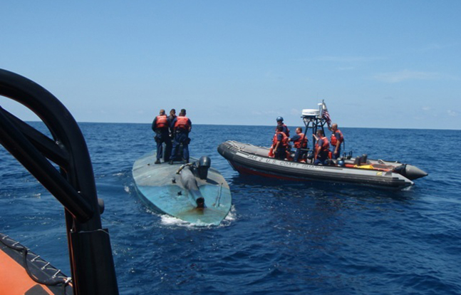 Narco Submarine Takedowns board