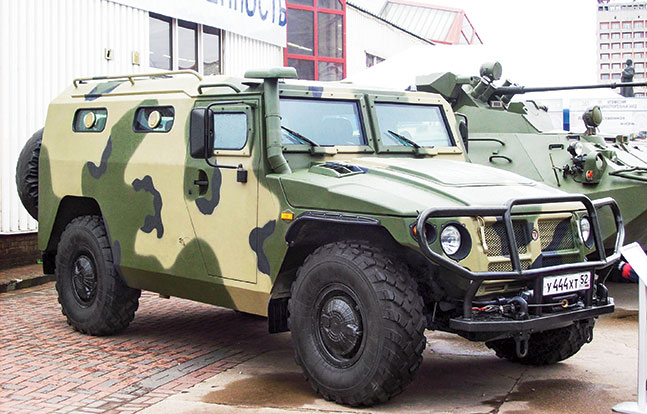 Tactical Trucks SWMP Jan 2015 Russia GAZ-233