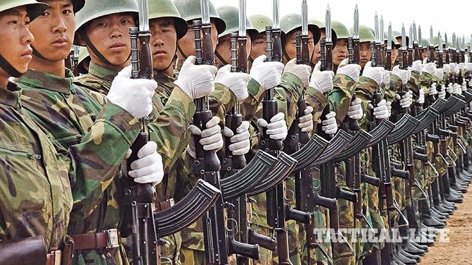 Chinese Type 81 rifle lineup