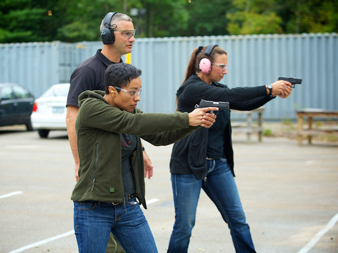Ladies-Only Firearms Training Classes, firearms training, firearms training class, ladies-only gun training, sig sauer academy, sig sauer academy