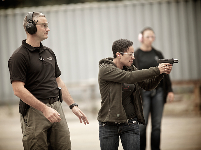 Ladies-Only Firearms Training Classes, firearms training, firearms training class, ladies-only gun training, sig sauer academy training ladies class,