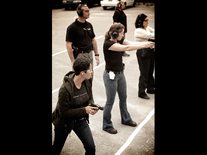 Ladies-Only Firearms Training Classes, firearms training, firearms training class, ladies-only gun training, sig sauer shooting range