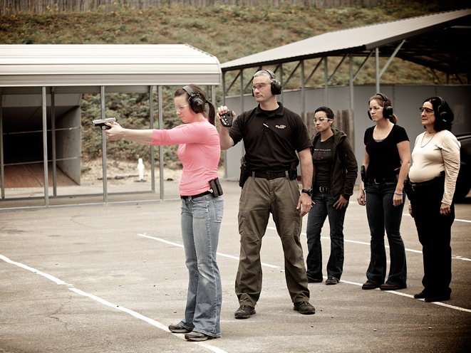 Ladies-Only Firearms Training Classes, firearms training, firearms training class, ladies-only gun training, sig sauer academy class