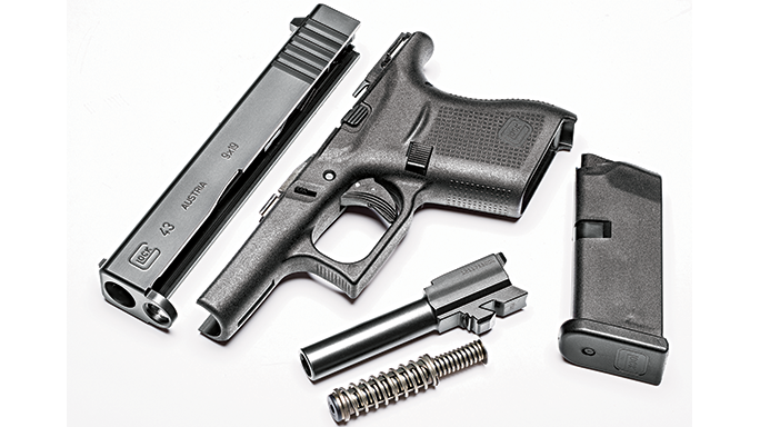 Glock 43 pistol GWLE June 2015 parts