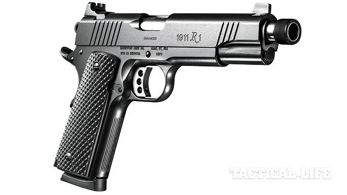 Suppressor-ready pistols SWMP July 2015 Remington 1911 R1 Enhanced Threaded Barrel