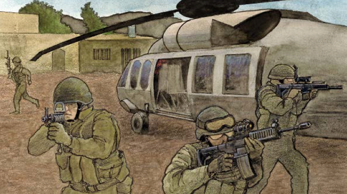 Operation Neptune Spear Spec Ops 2015 bin Laden drawing