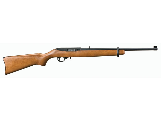 Ruger’s 10/22 is one of the most popular semi-automatic .22 LRs in America. It’s great for hunting or plinking and can easily be customized for competition.