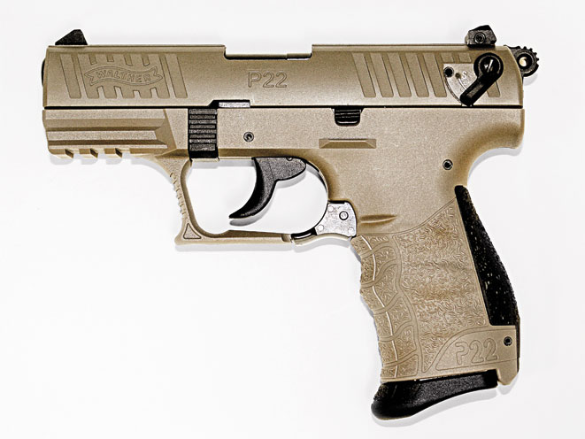 The Walther P22 is a lightweight.22 LR semi-auto that can be used for low-cost tactical training.