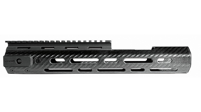 Black Guns 2016 rails grips Lancer LCH716-CX-L Carbon-Fiber Handguard