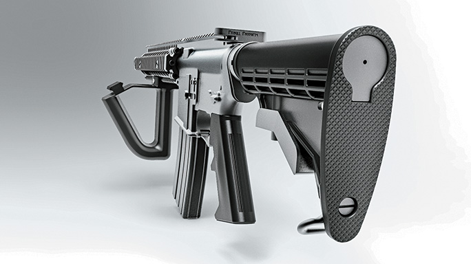 Black Guns 2016 rails grips Mountain View Designs PRV15 Tactical Foregrip