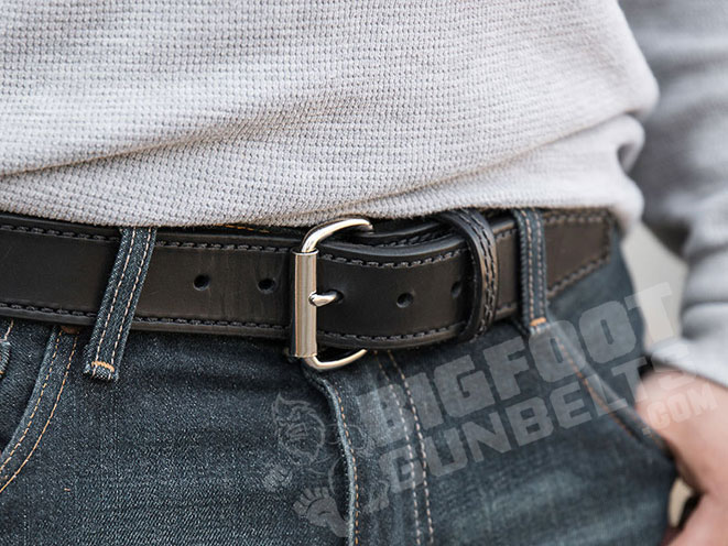 Bigfoot Gun Belts, gun belt, belt, gun belts, classic black belt