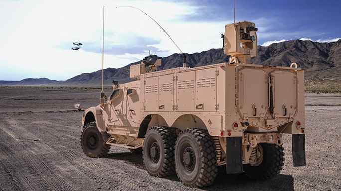Oshkosh Defense M-ATV 6x6 Technology Demonstrator rear