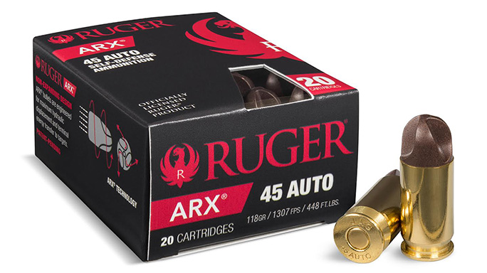 PolyCase Ruger ARX Ammunition 45 Auto