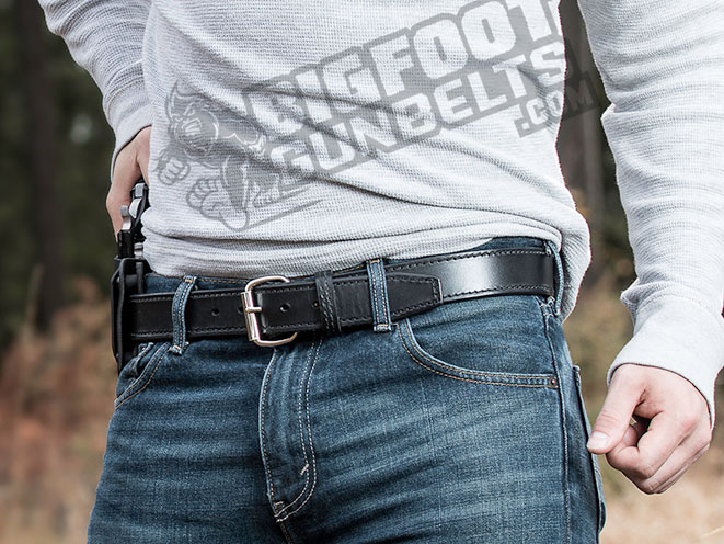 Bigfoot Gun Belts, Bigfoot Gun Belts Premium Leather Belt, gun belt, gun belts