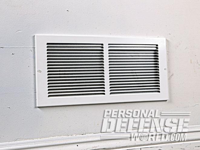air vent, air vent wall safe, wall safe, wall safe finish
