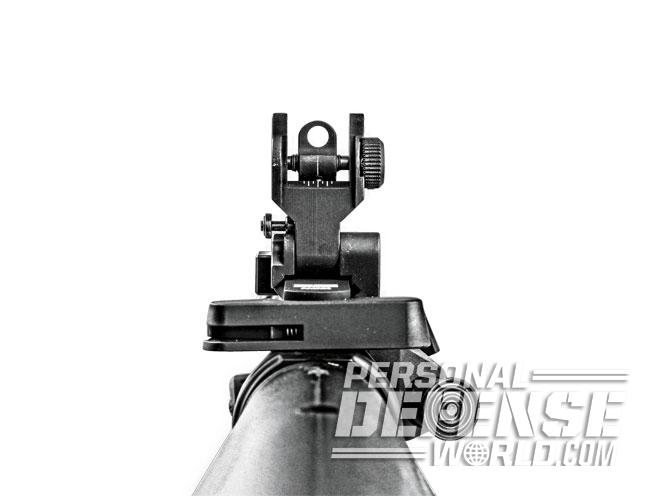sight, sights, iron sight, iron sights, backup iron sight, backup iron sights, Midwest Industries - SPLP Flip-Up Rear Sight