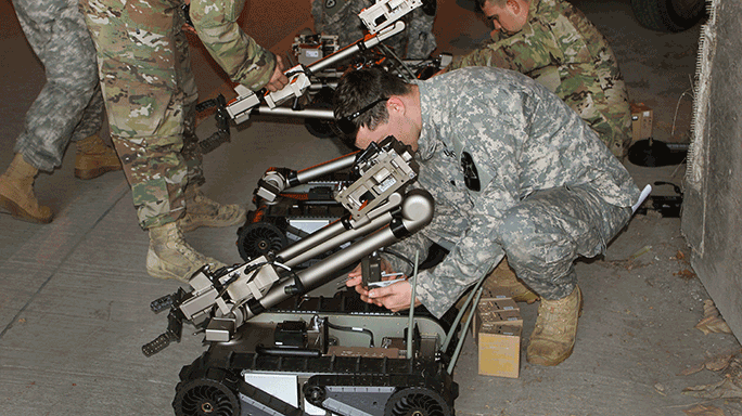 U.S. Army CBRNE PackBot 510 robot