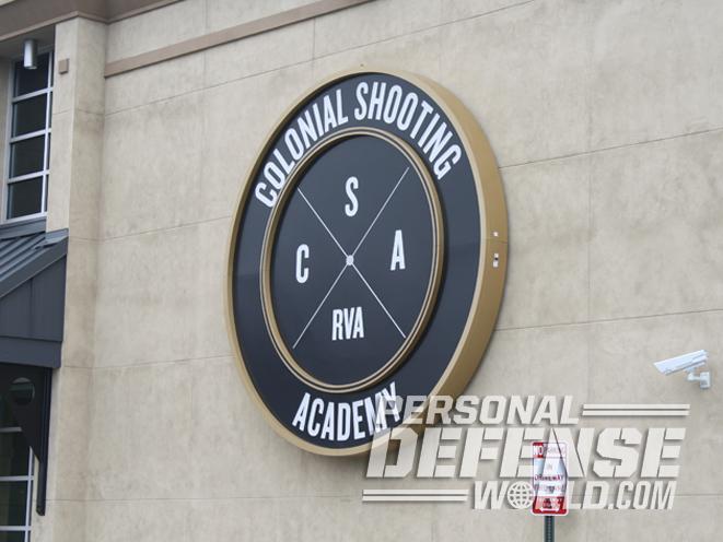Colonial Shooting Academy, Colonial Shooting Academy range, indoor shooting range