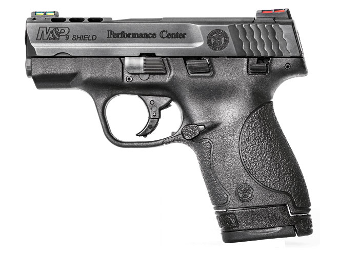 pistol, pistols, concealed carry, concealed carry pistol, concealed carry pistols, pocket pistol, pocket pistols, Smith & Wesson Ported M&P9 Shield