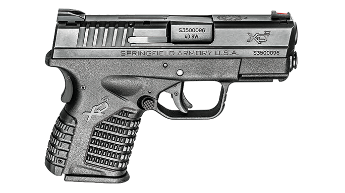 20 Best Guns For Law Enforcement 2016 Springfield XD-S 3.3˝ .4020